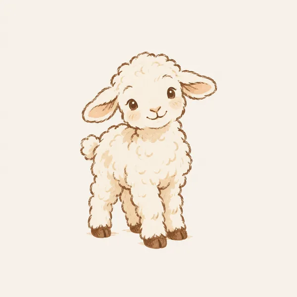 「メリーさんのひつじ」のイメージイラスト