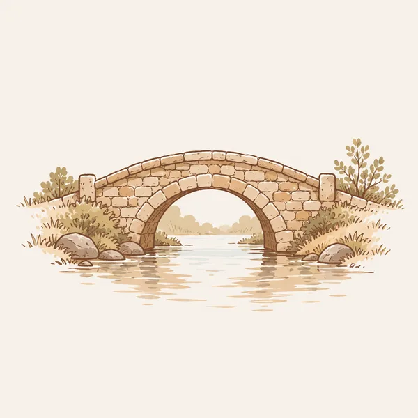 「ロンドン橋」のイメージイラスト